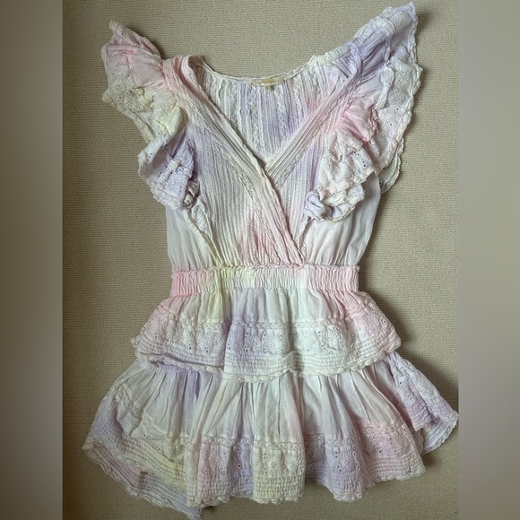 LoveShackFancy Gwen Mini Dress Multicolor Size Small - Picture 7 of 10